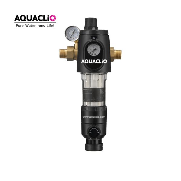 PFK04-MU06M 【克麗歐AQUACLiO】前置反沖過濾器 (手動/調壓)PFK04-MU06M